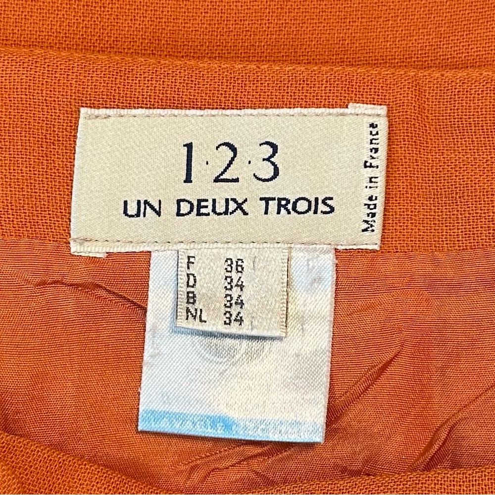 ☀️ Un Deux Trois Vintage Virgin Wool Skirt - Picture 5 of 5